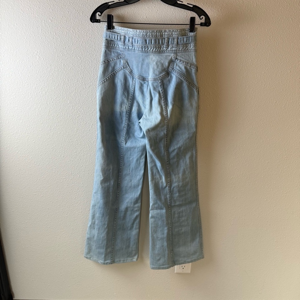 Stoned Immaculate Waiting For the Sun Bell Bottom Jeans Topanga Denim Women’s 27 - Picture 13 of 16